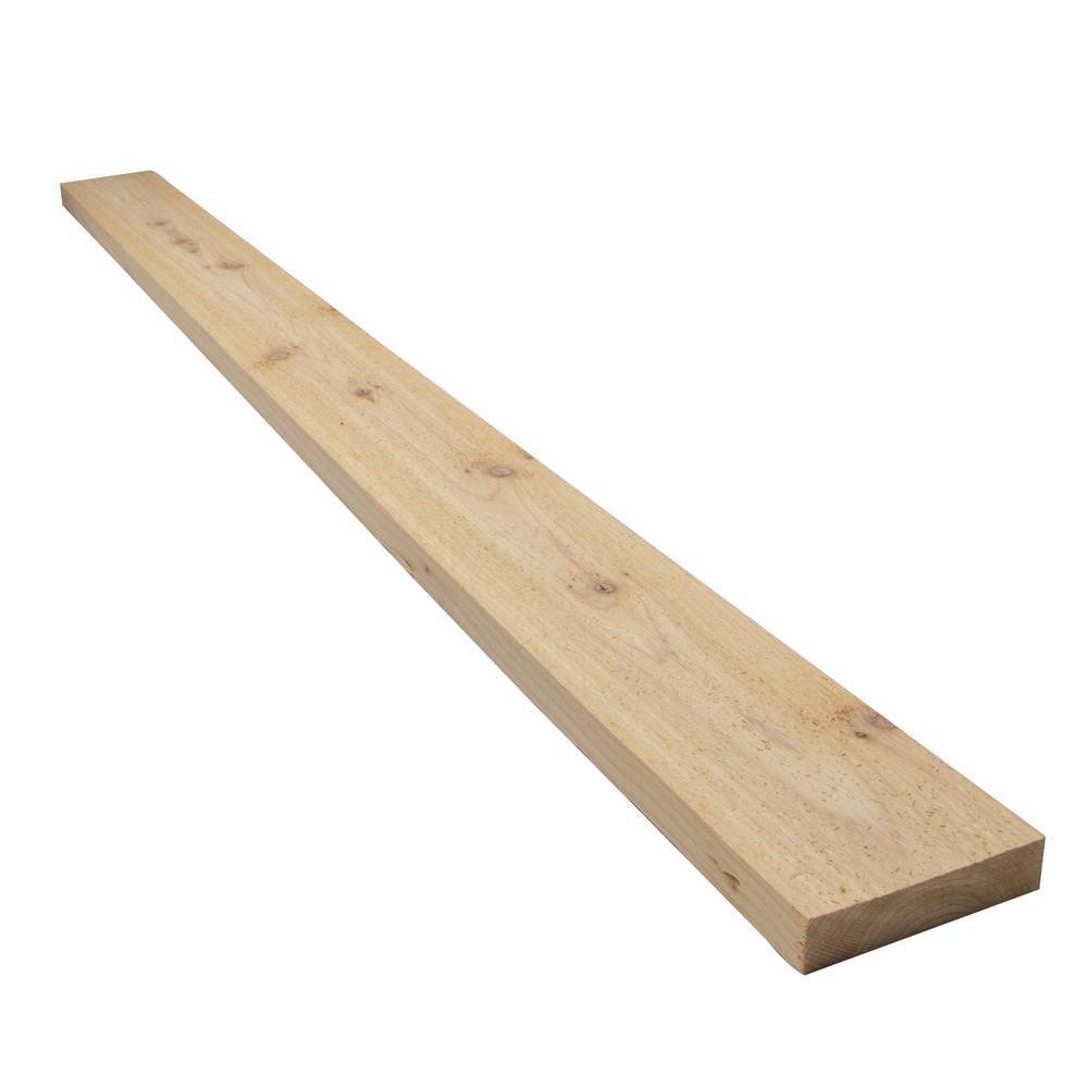 1X4X12 Western Red Cedar Rough Side / Smooth Side