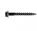 Simpson Outdoor Accents Outdoor Accents #10 x 1-1/2 in. Black Double-Barrier Coating Connector Screw (50-Pack)