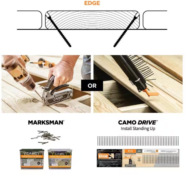 CAMO Edge Deck Screws 1-7/8 350ct