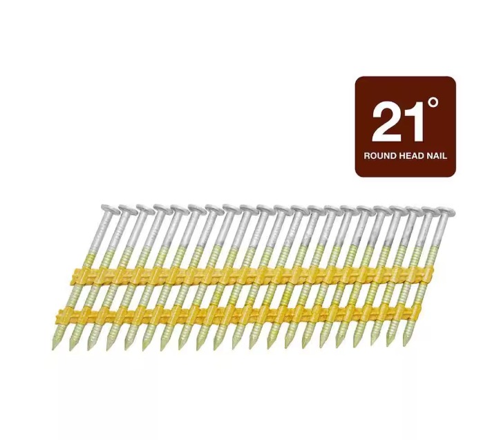 Grip Rite Plastic Collated Ring Shank Nail 21 Degree 2x0.133