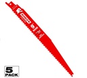 Diablo 9" Reciprocating Saw Blade, Bi-Metal 5/pk