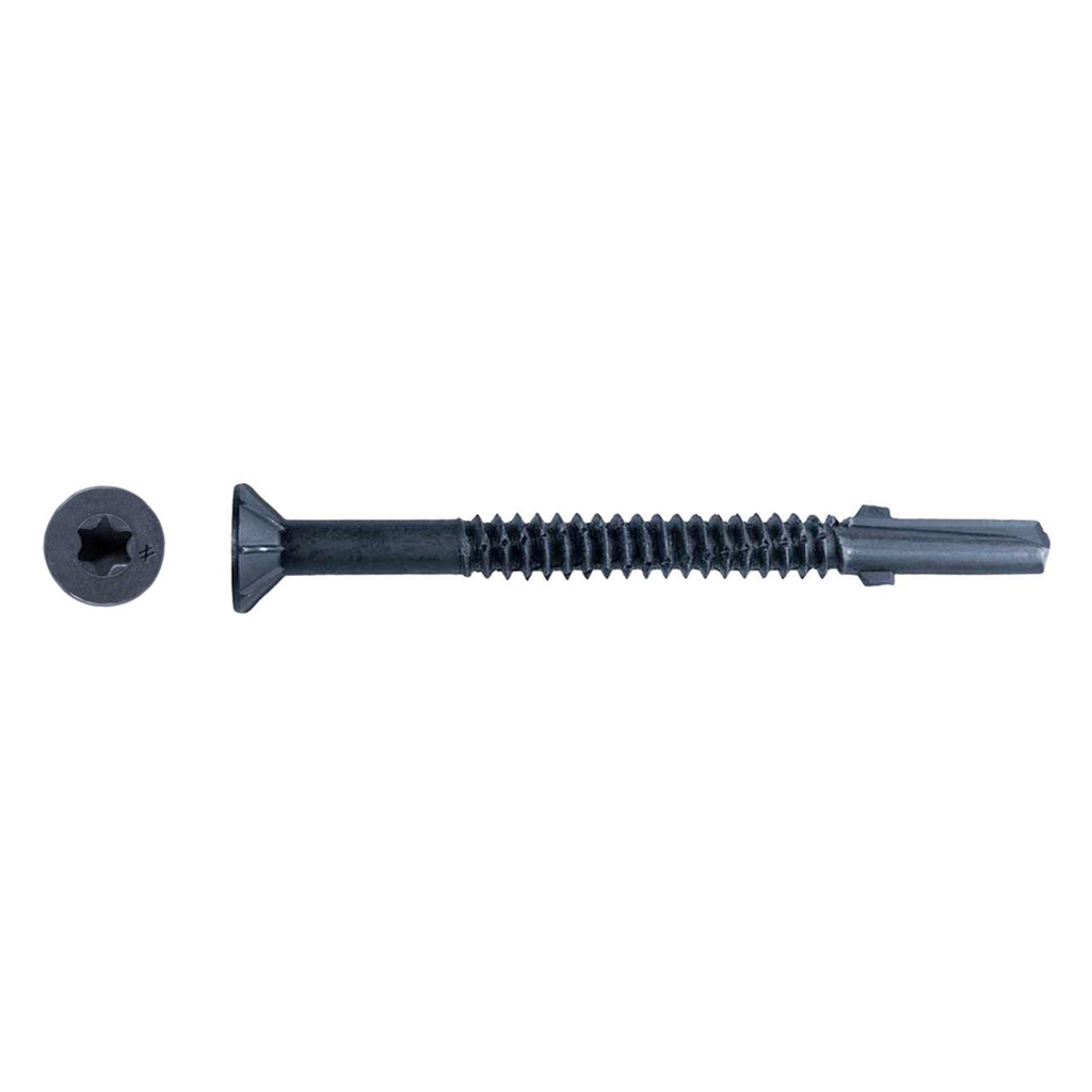 Self Tap Simpson Screw #14 X 2-3/8" BLK PH 50/Box