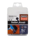 Simpson Outdoor Accents #10 x 1-1/2 in. Black Coating Connector Screw (50-Pack)