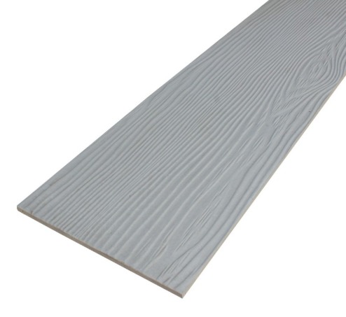 Allura 1/4x12x12' Fiber Cement Soffit Non Vented Primed Traditional Cedar Textured