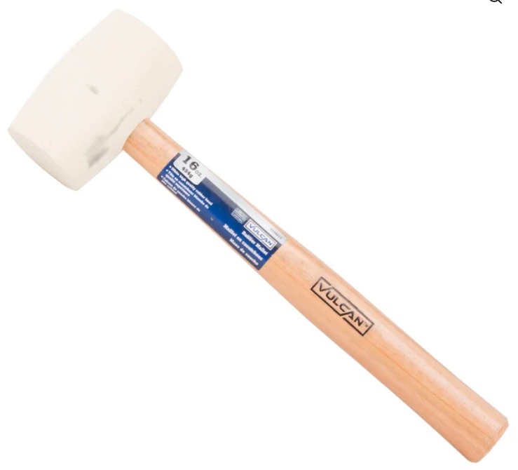 Vulcan Rubber Mallet 16oz White