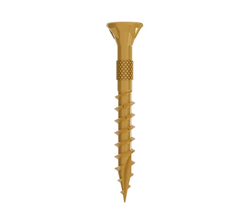 Grip Rite DeckForce #8x1-5/8 Screws 1700ct Tan