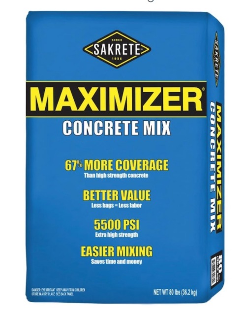 Maximizer Concrete 80Lb Blue Bag