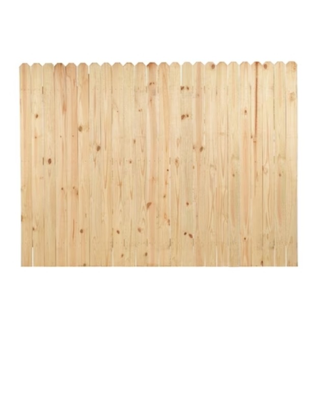 5.5x6x8' Economy Pine PT Fence Panel