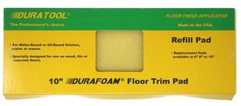 Duratool Durafoam 10" Floor Trim Pad Refill 8041