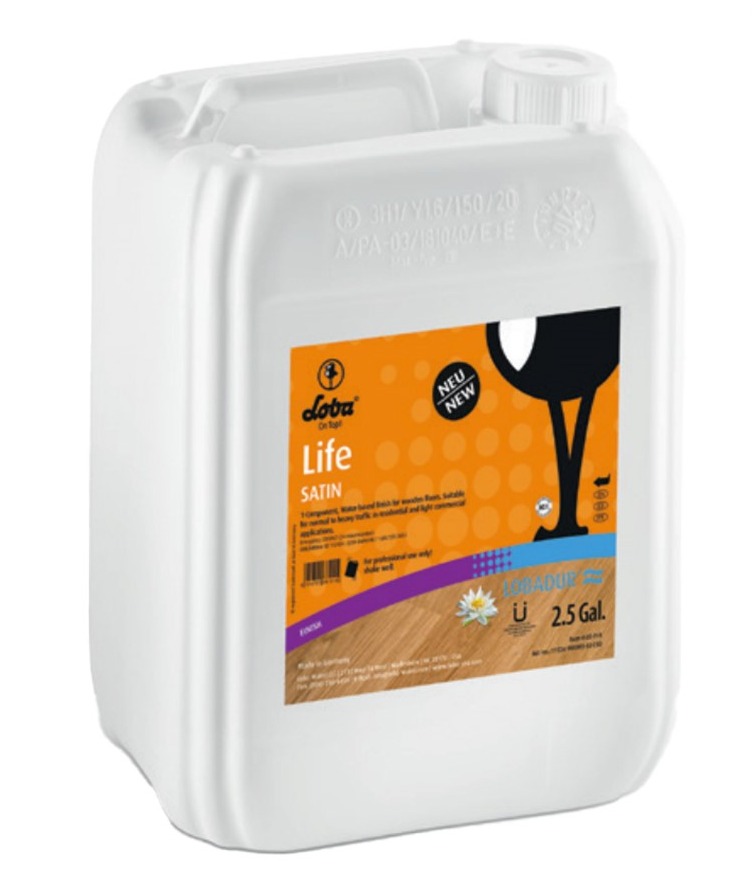 Loba Life Satin 2.5Gal Waterbased Polyurethane