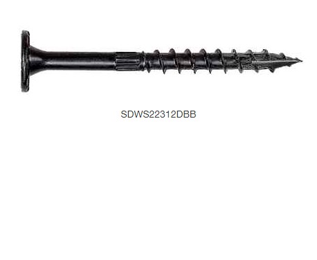Simpson Outdoor Accents Structural Wood Screw 3.5" (50-Pack)