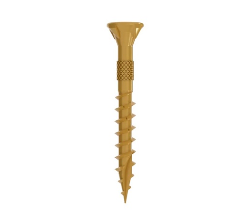 [GRDF158STT1700BK] Grip Rite DeckForce #8x1-5/8 Screws 1700ct Tan
