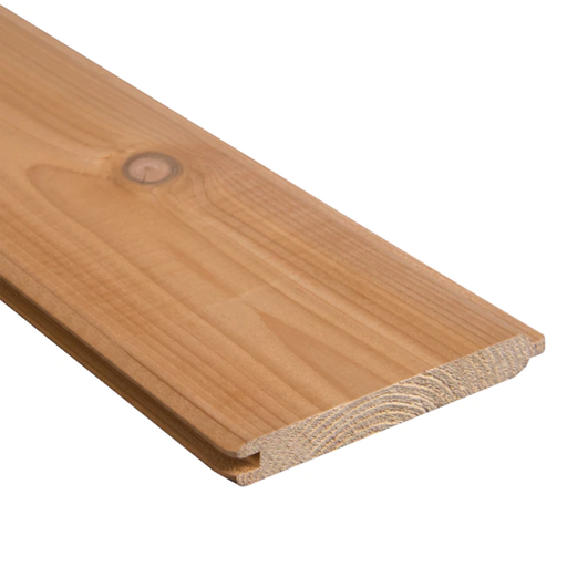1x6x8' #122 V Groove STK Western Red Cedar Siding 6-Pack Siding