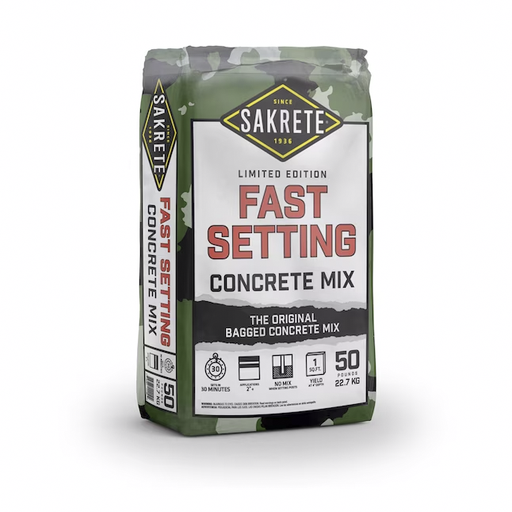 [SAK65305535] Sakrete Fastset 50lb Concrete