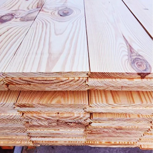 16FT 1x8x16 Nickel Gap / #122 V-Groove #2 Southern Yellow Pine Siding