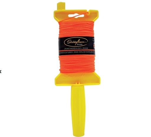 [STR11406] Stringliner Mason Line Reel Fluorescent Orange 270ft