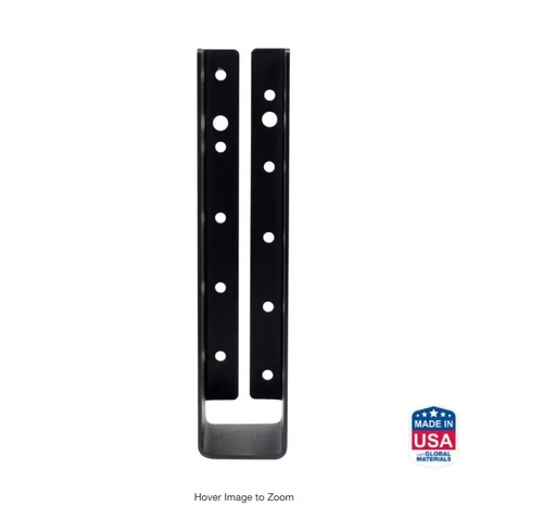 Simpson Light Joist Hanger 2x10 Black Powder Coated APLH210